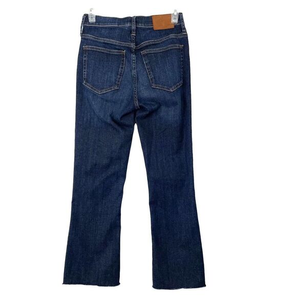 J. Crew 9" demi-boot crop jean in Dark Worn wash Sz 25 Item AB376 - Picture 7 of 10